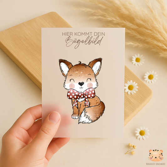 Vorbestellung: Bügelbild Foxworld