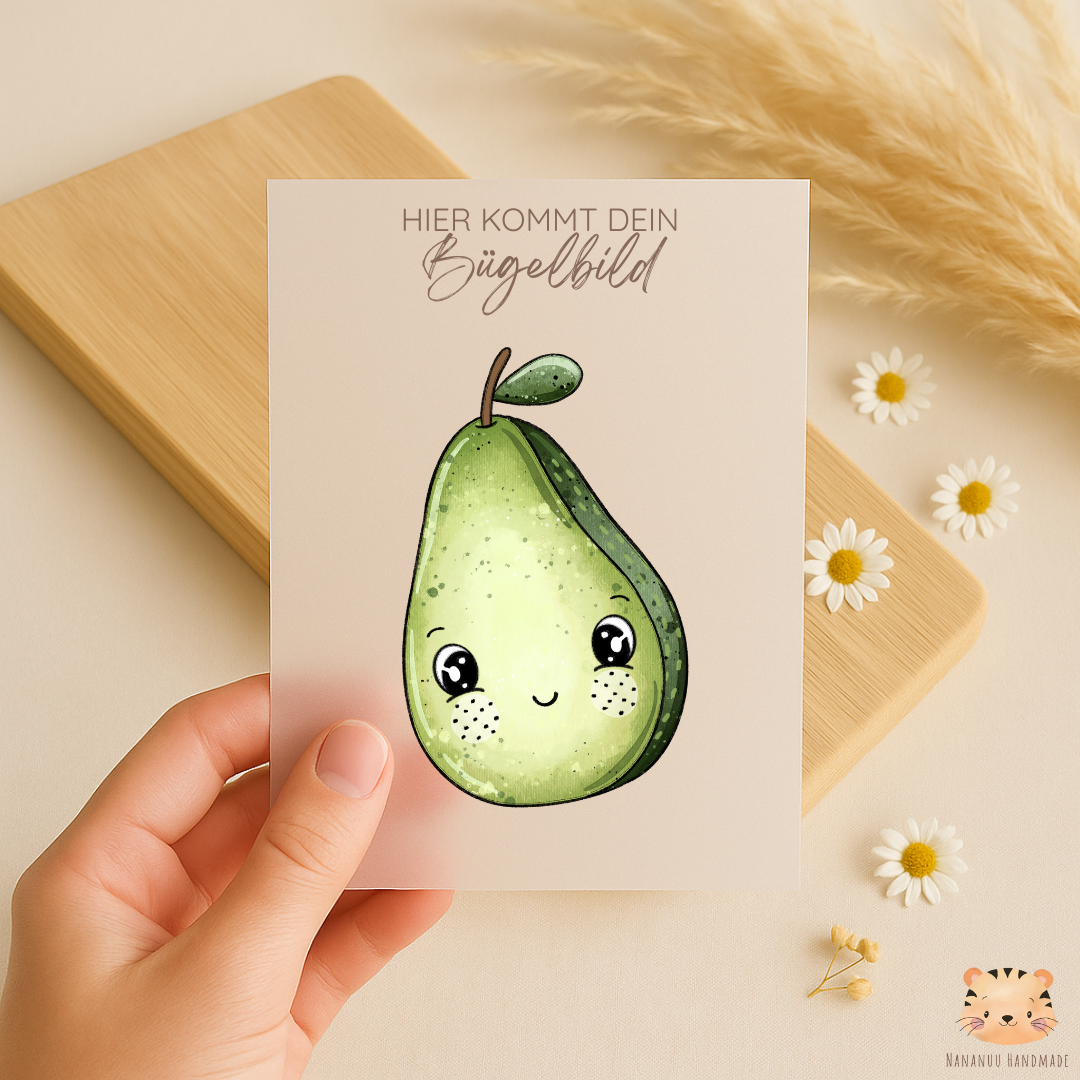 Bügelbild Avocadolies