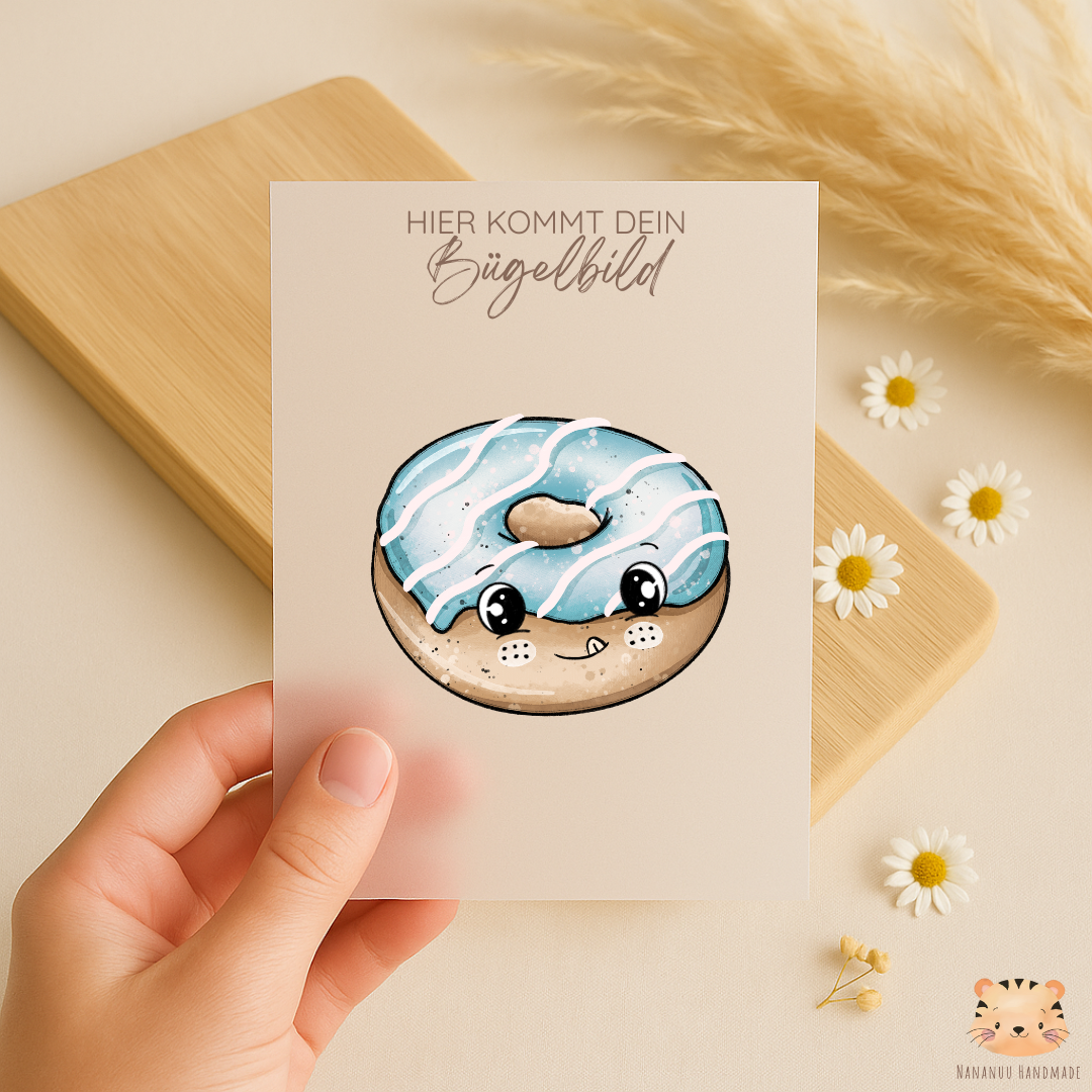 Bügelbild: Donut Love