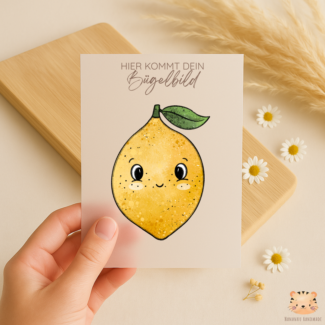 Bügelbild Zitronlein