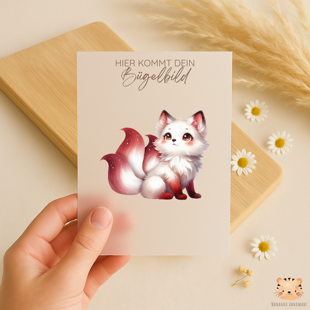 Bügelbild: Kitsune Moonlight