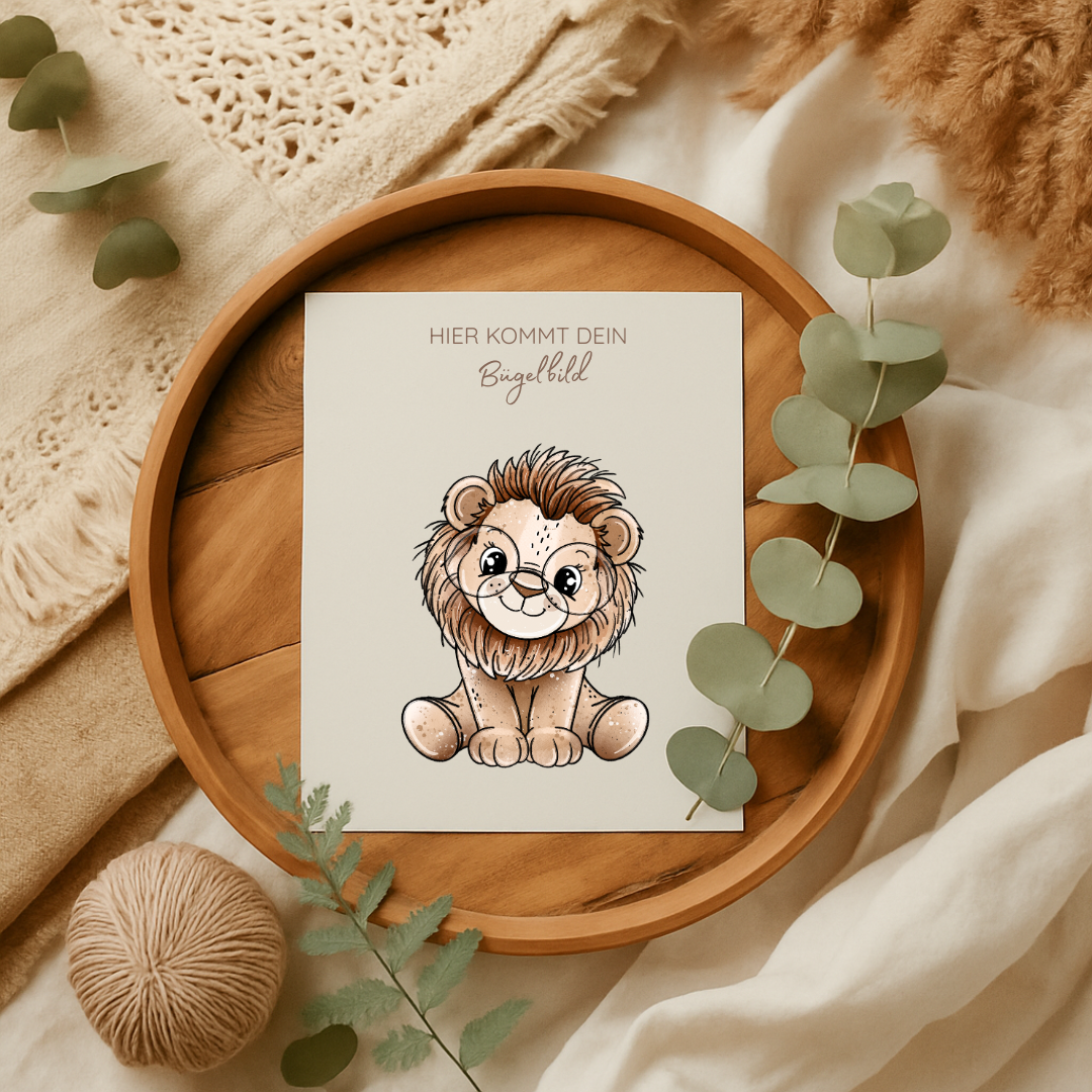 Bügelbild: Löwilein