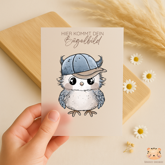Vorbestellung: Bügelbild Eulen