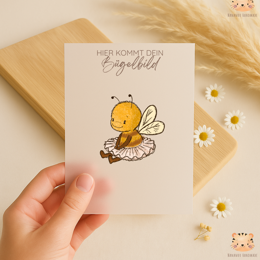 Vorbestellung: Bügelbild Bienenbalett