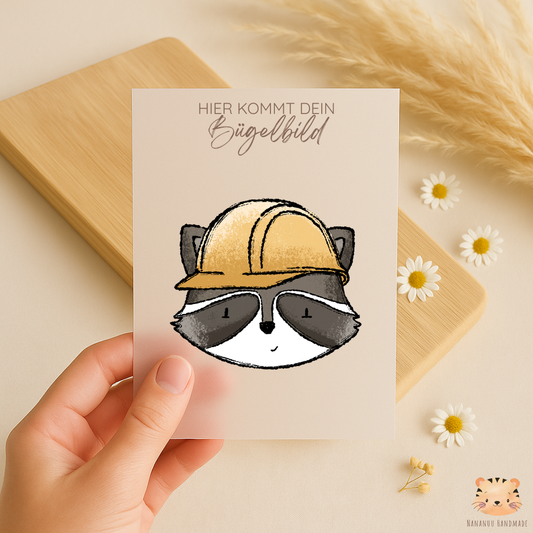 Bügelbild Baustellenleitung