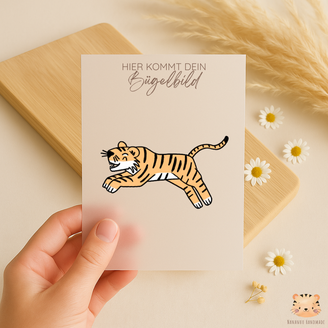 Vorbestellung: Bügelbild Tiger Team