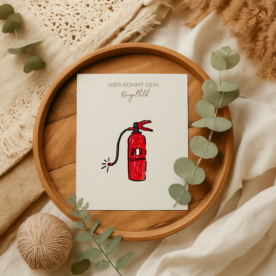 Bügelbild: Feuerwehr Scratch