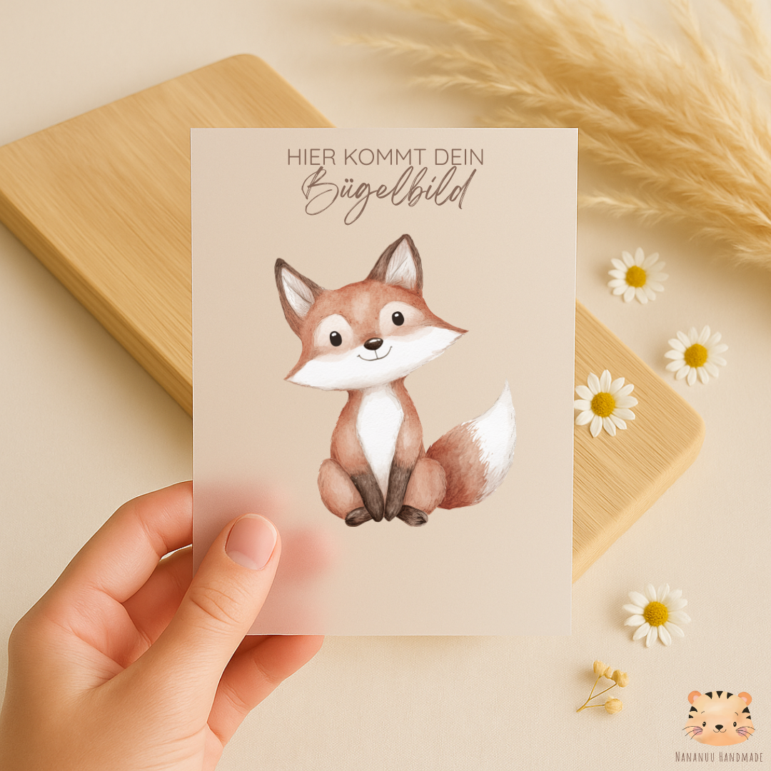 Vorbestellung: Bügelbild Wood Friends
