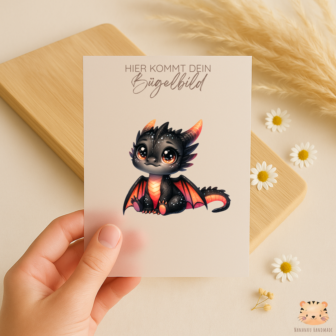 Bügelbild: Mystic Dragons