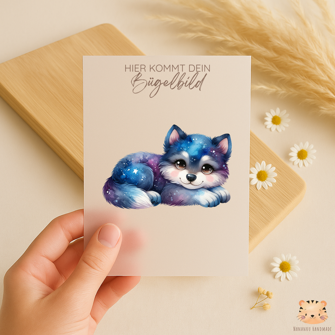 Bügelbild: Galactic Wolves