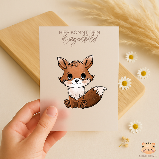 Bügelbild Fuchsilein