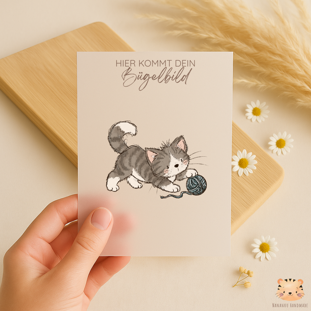Vorbestellung: Bügelbild Catlover