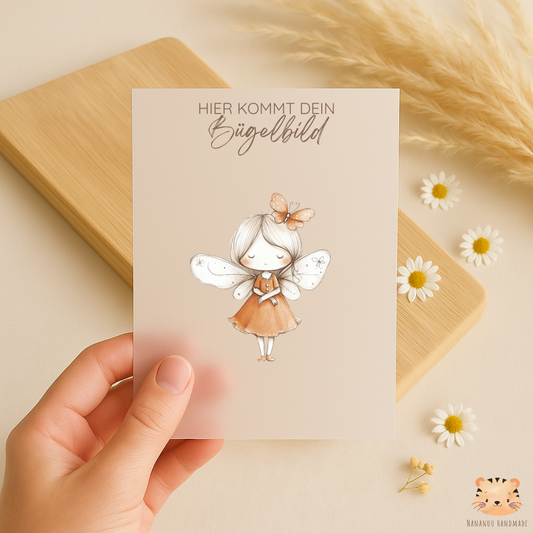 Bügelbild: Kleine Elfe