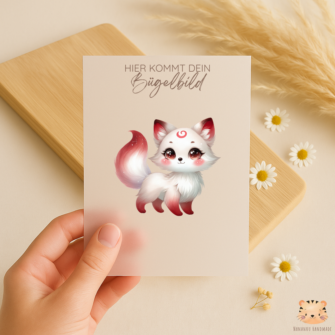 Bügelbild: Kitsune Moonlight