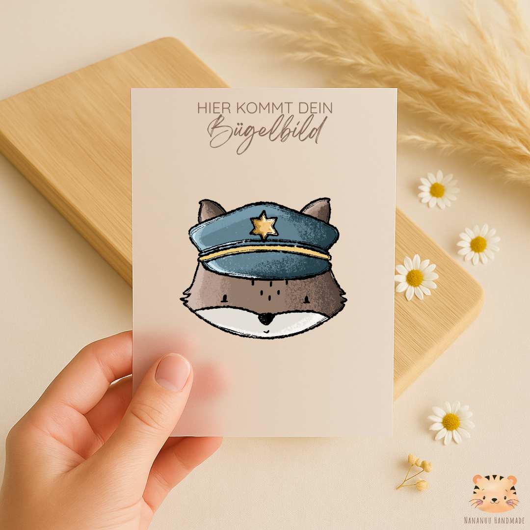 Bügelbild: Policetime