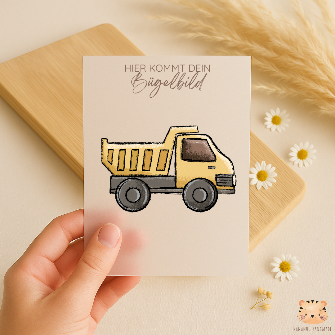 Bügelbild: Baustellenleitung