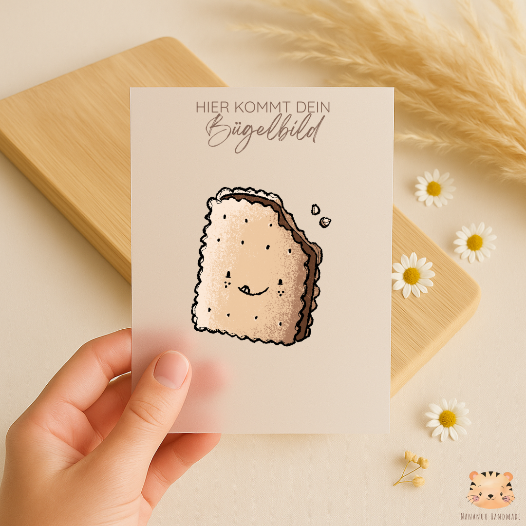 Bügelbild: Schokolade