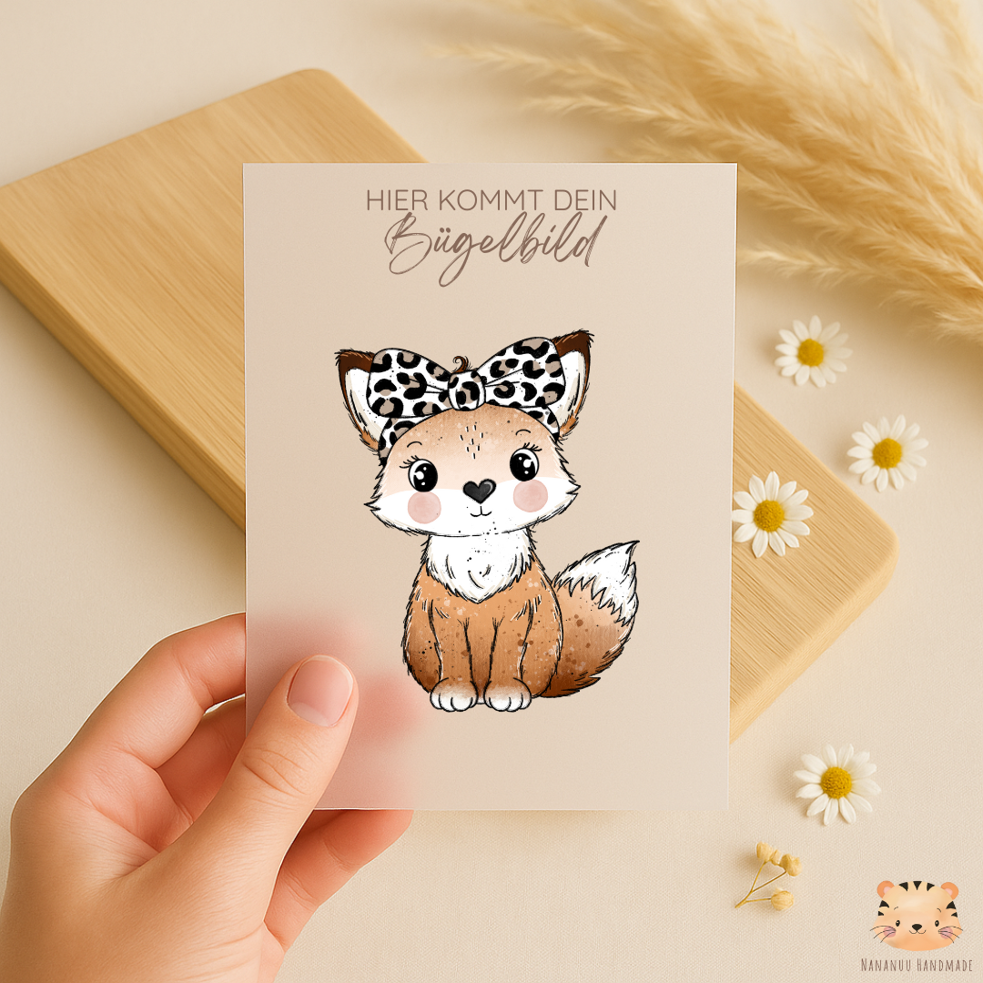 Vorbestellung: Bügelbild Foxworld