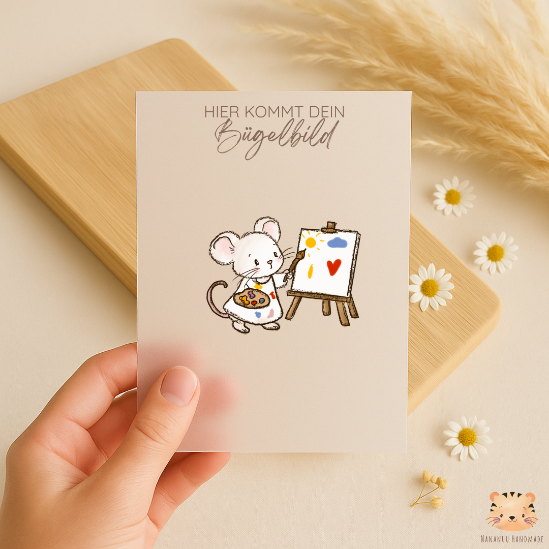 Vorbestellung: Bügelbild Vorschule