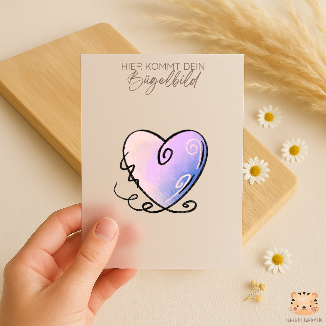 Vorbestellung: Bügelbild Einhornzeit