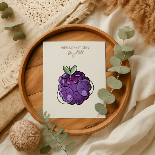 Bügelbild: Brombeerchen