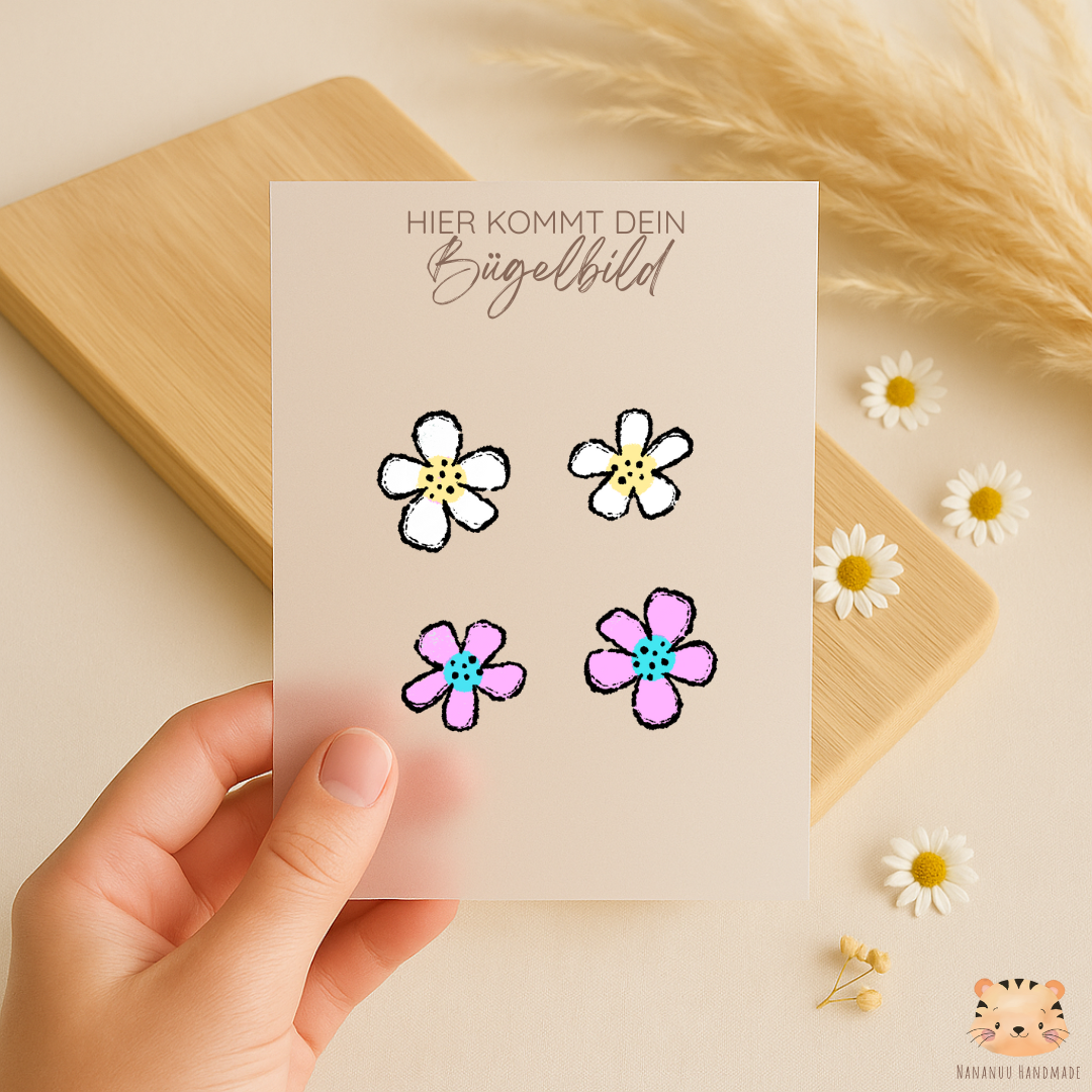 Bügelbild: Chamäleons