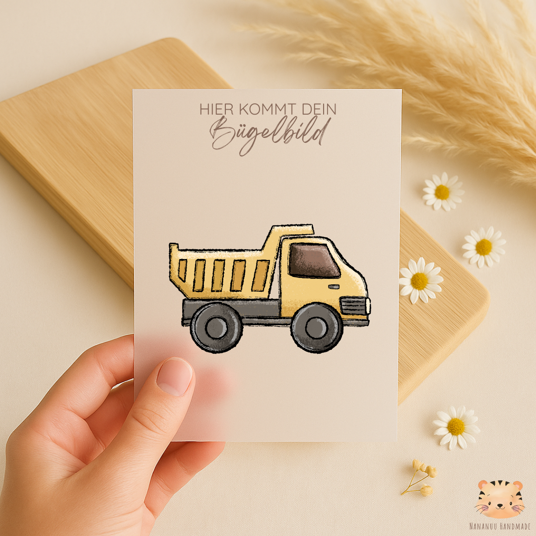 Bügelbild Baustellenleitung