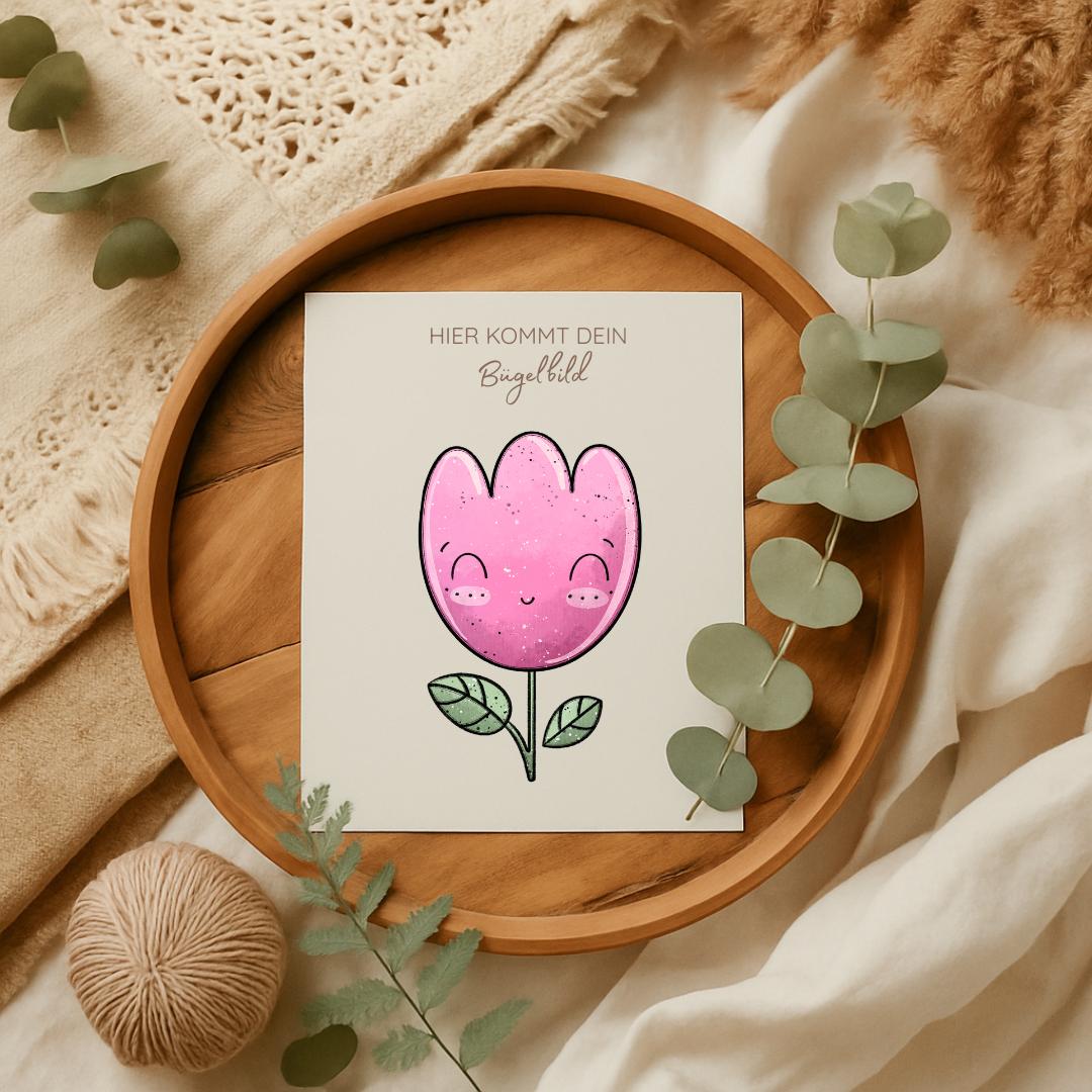 Bügelbild: Flowerbabys