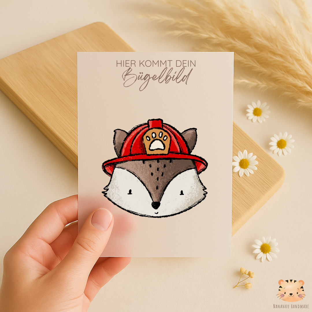 Bügelbild Fire Team