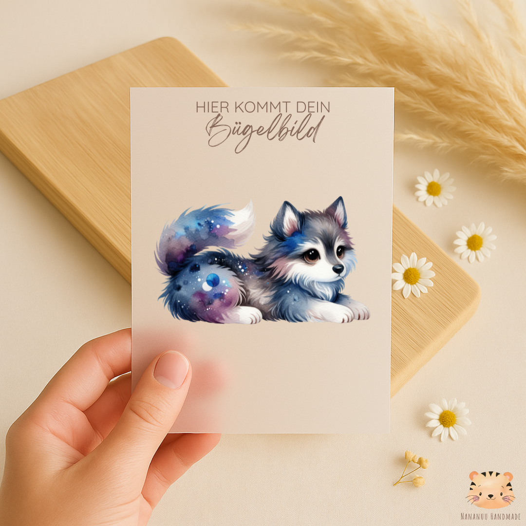 Bügelbild: Galactic Wolves