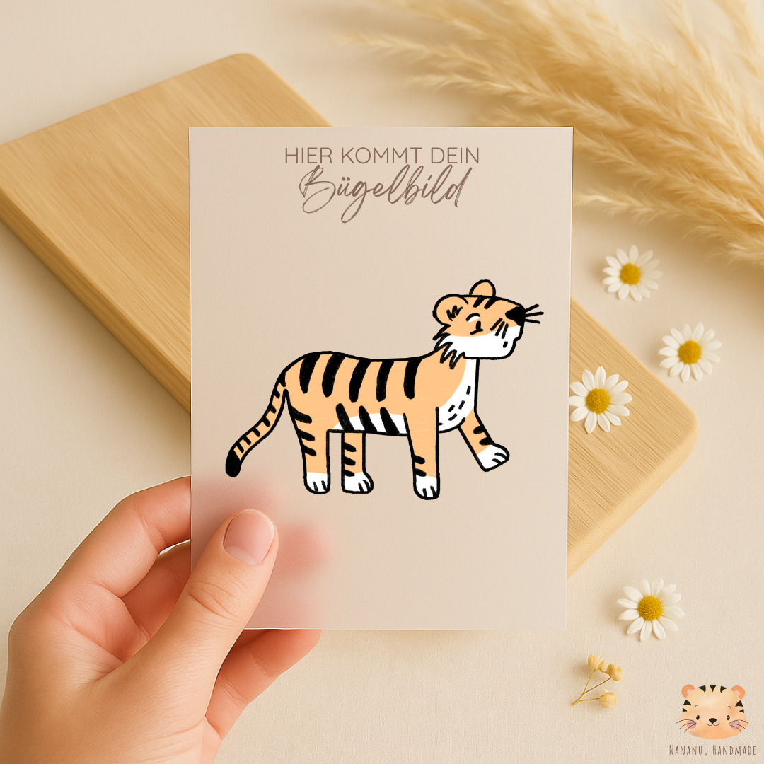 Vorbestellung: Bügelbild Tiger Team