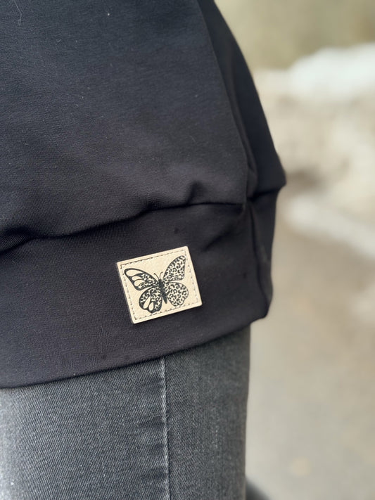 Kunstleder-Label Leo Butterfly