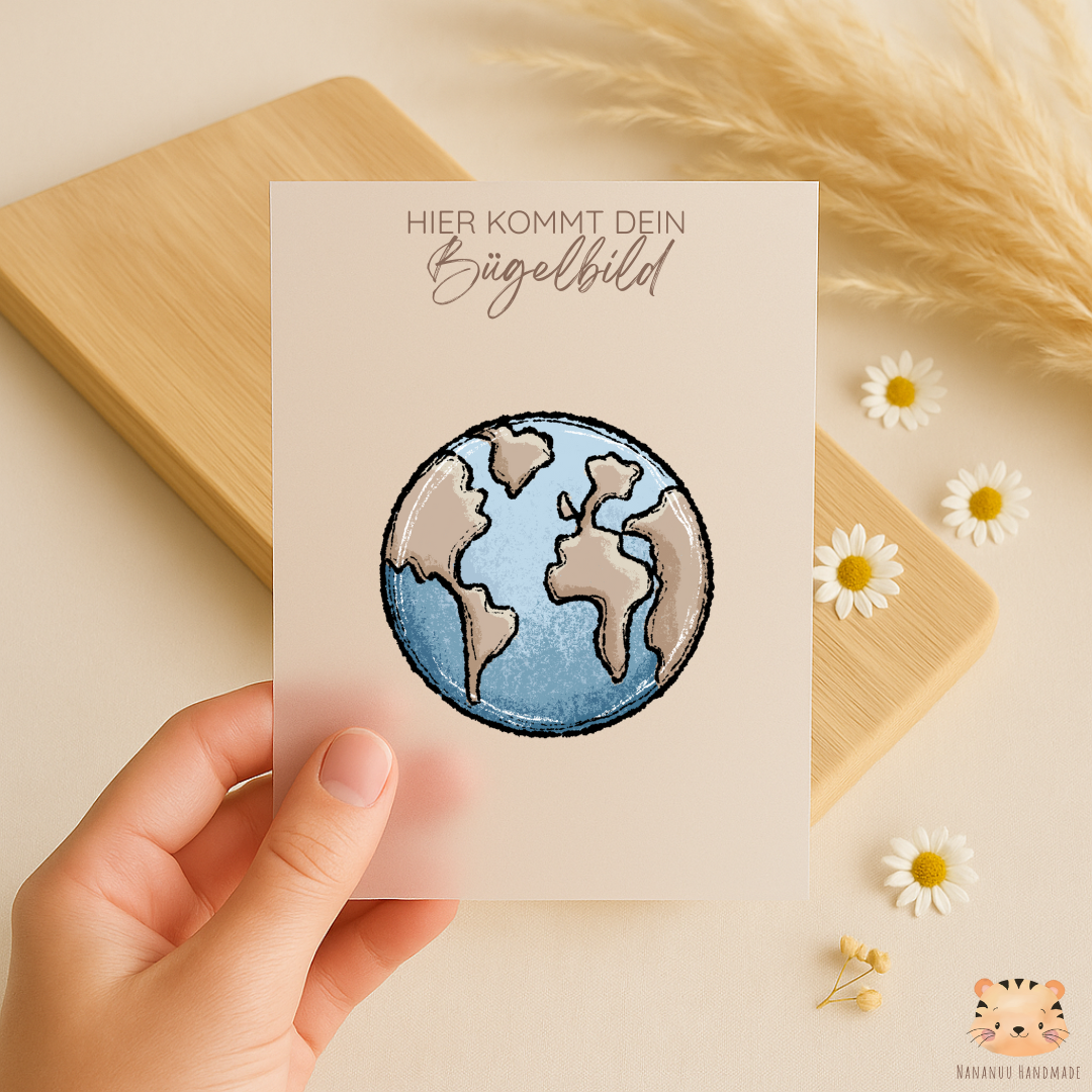 Bügelbild: Spacedino