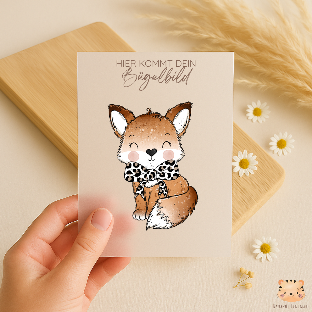 Vorbestellung: Bügelbild Foxworld