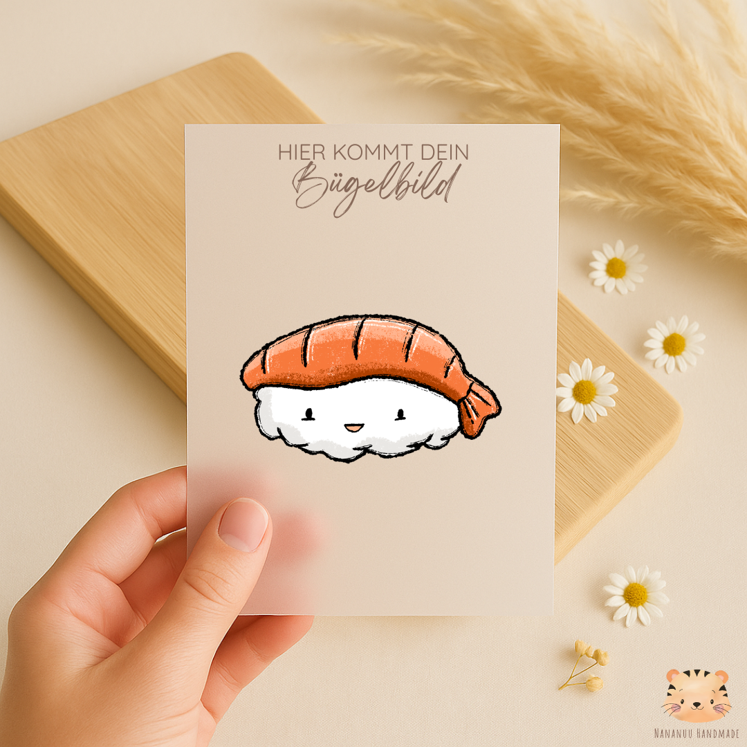 Vorbestellung: Bügelbild Sushilein