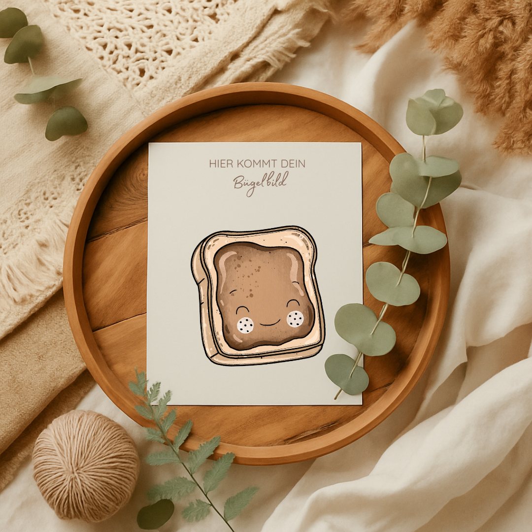 Bügelbild: Schokotoast