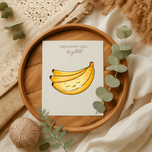 Bügelbild: Banana Love