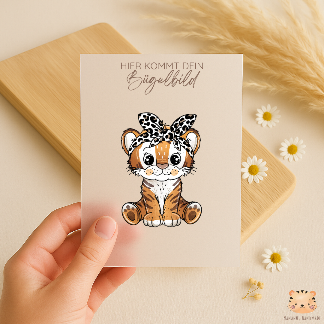 Bügelbild Tigerchen