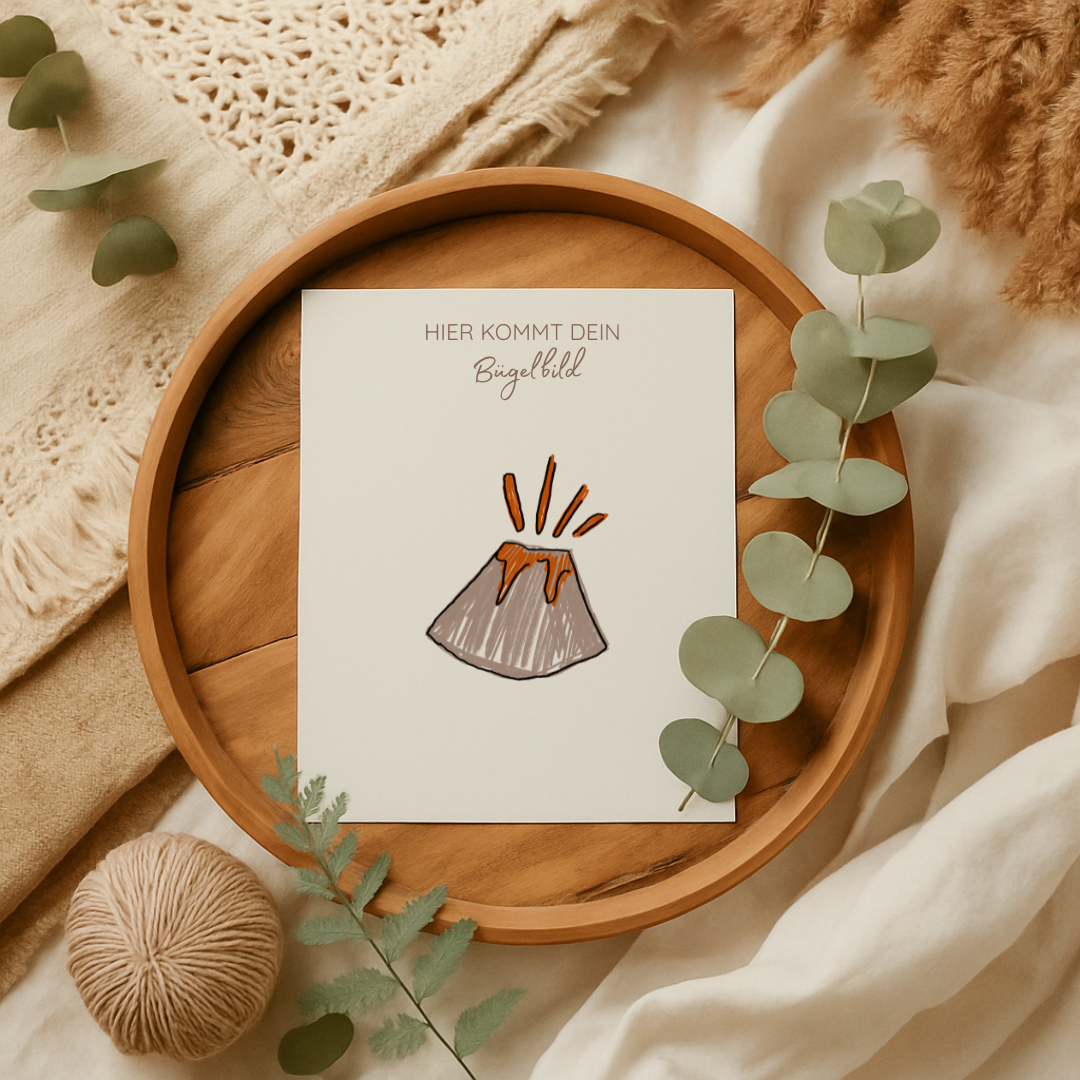 Bügelbild: Dino Scratch