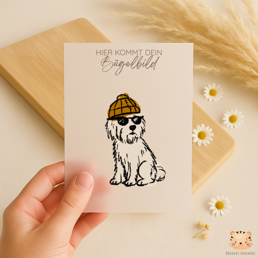 Vorbestellung: Bügelbild Doodle Wuffis
