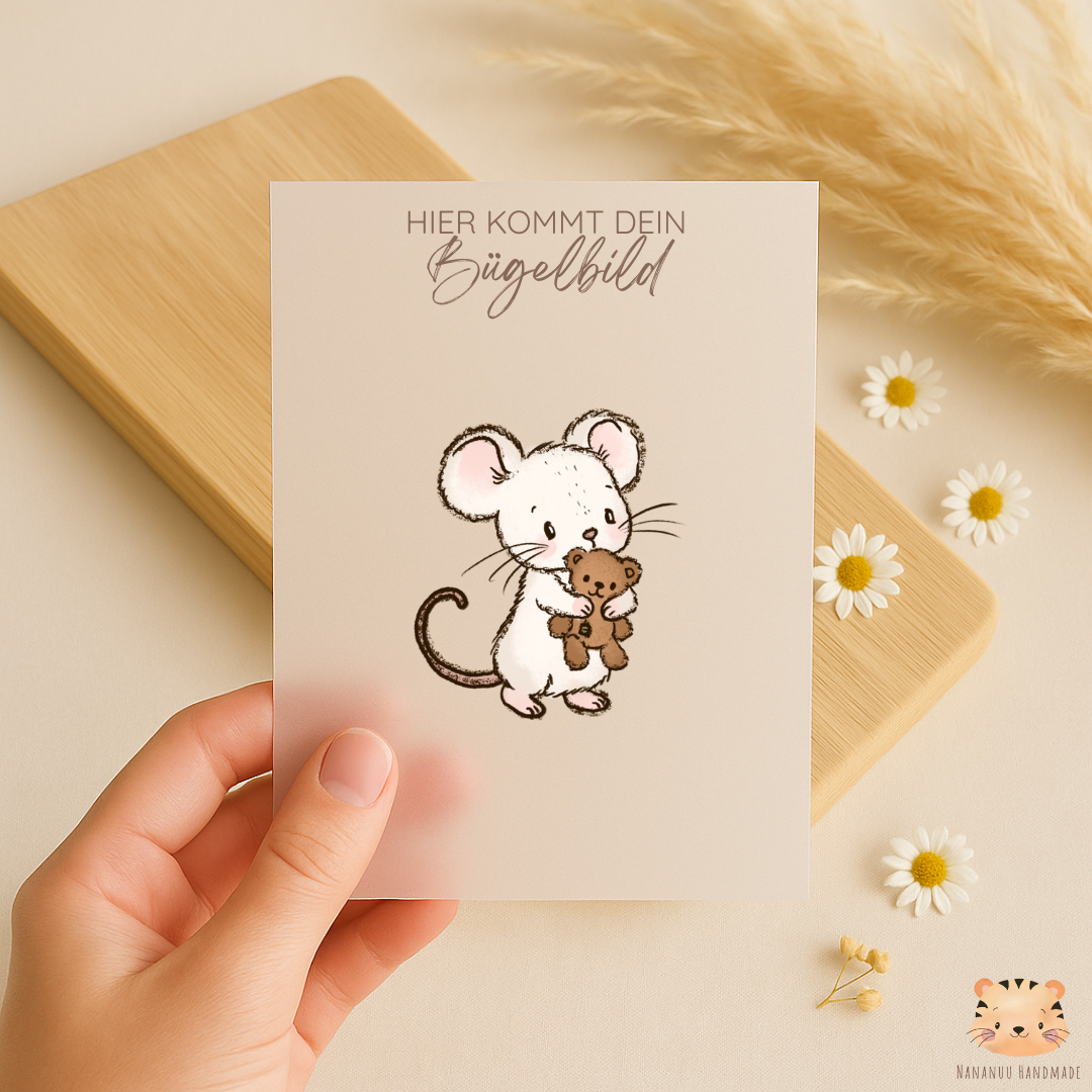 Vorbestellung: Bügelbild Vorschule