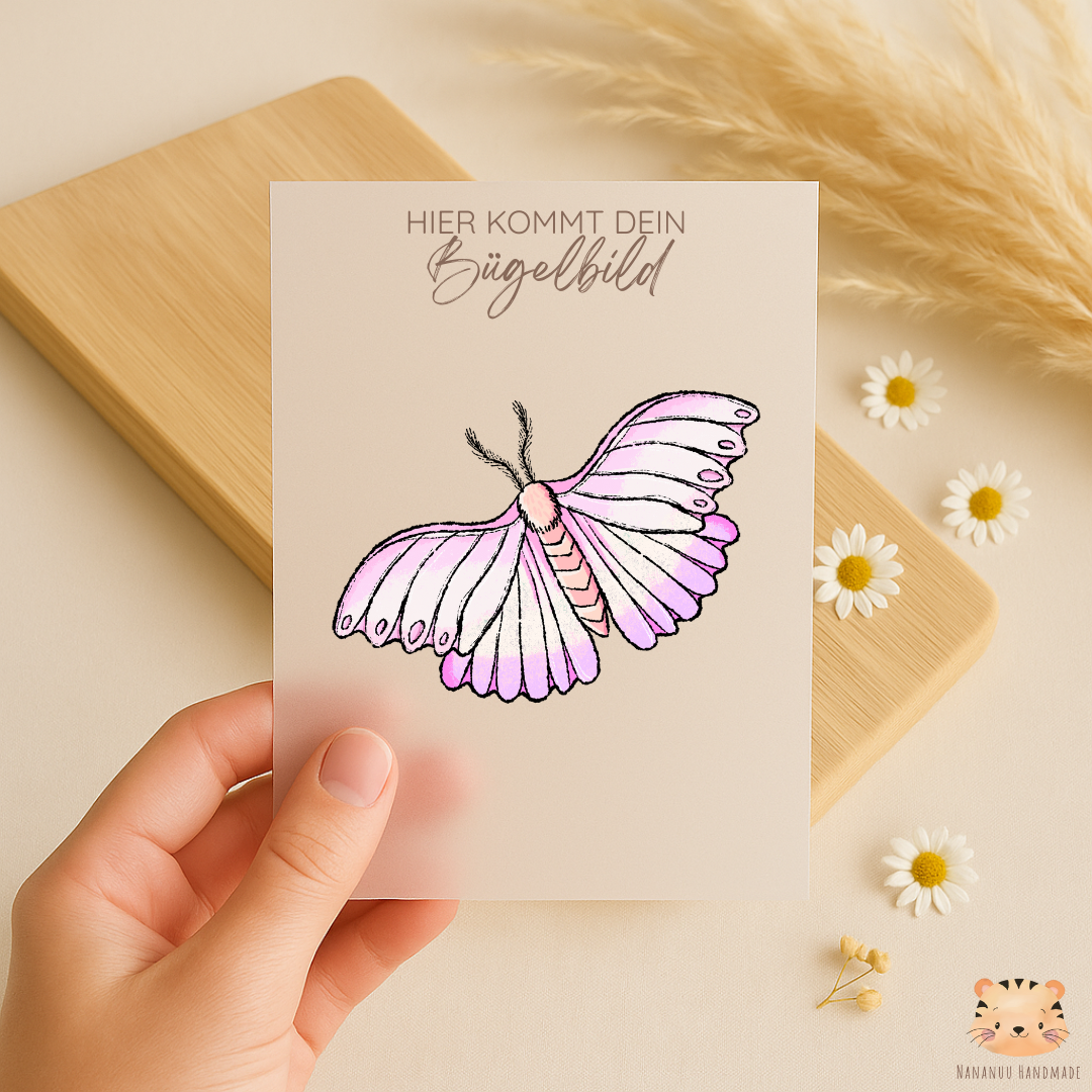 Vorbestellung: Bügelbild Motten