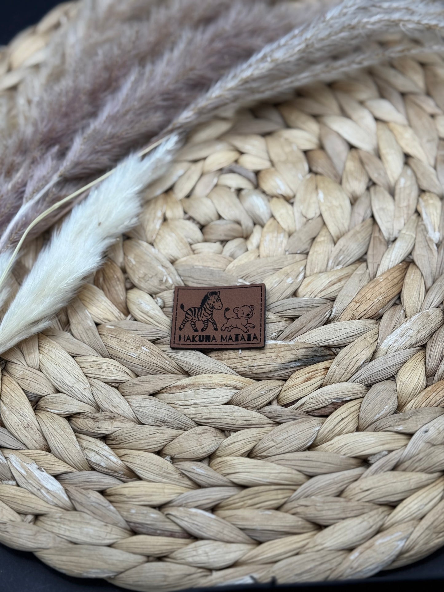Kunstleder-Label Savanne