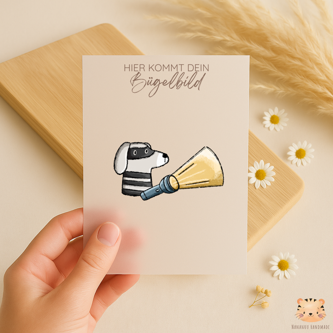 Bügelbild: Policetime