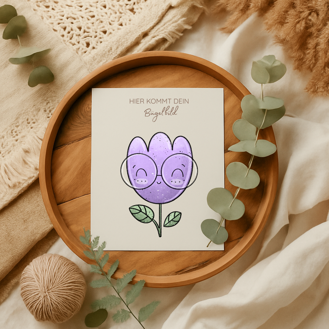 Bügelbild: Flowerbabys