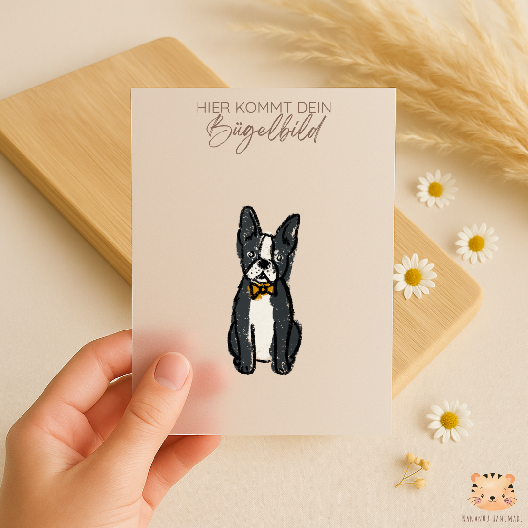 Vorbestellung: Bügelbild Doodle Wuffis