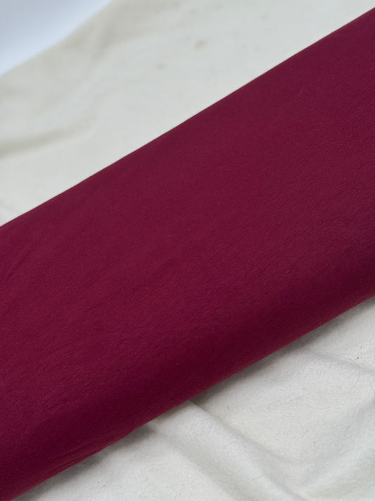 French Terry weinrot