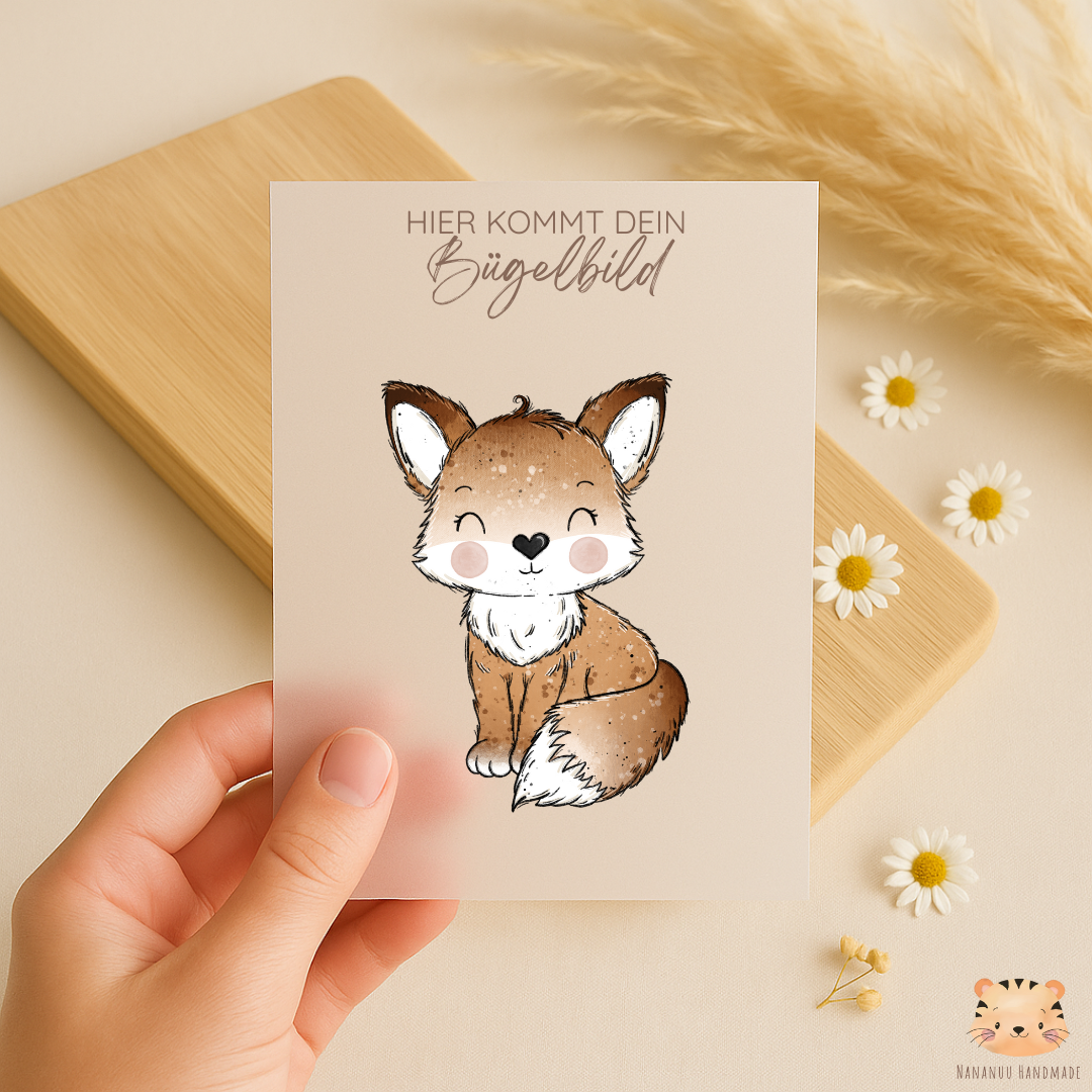 Vorbestellung: Bügelbild Foxworld