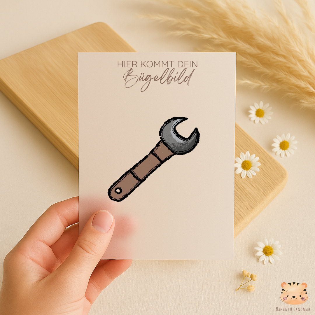 Bügelbild: Baustellenleitung