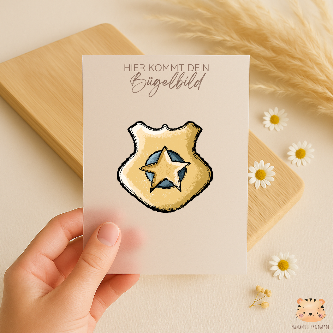 Bügelbild: Policetime